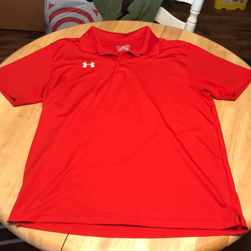 Under Armour short sleeve polo, heat gear